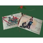  Set of 2 Christmas car/home sachets